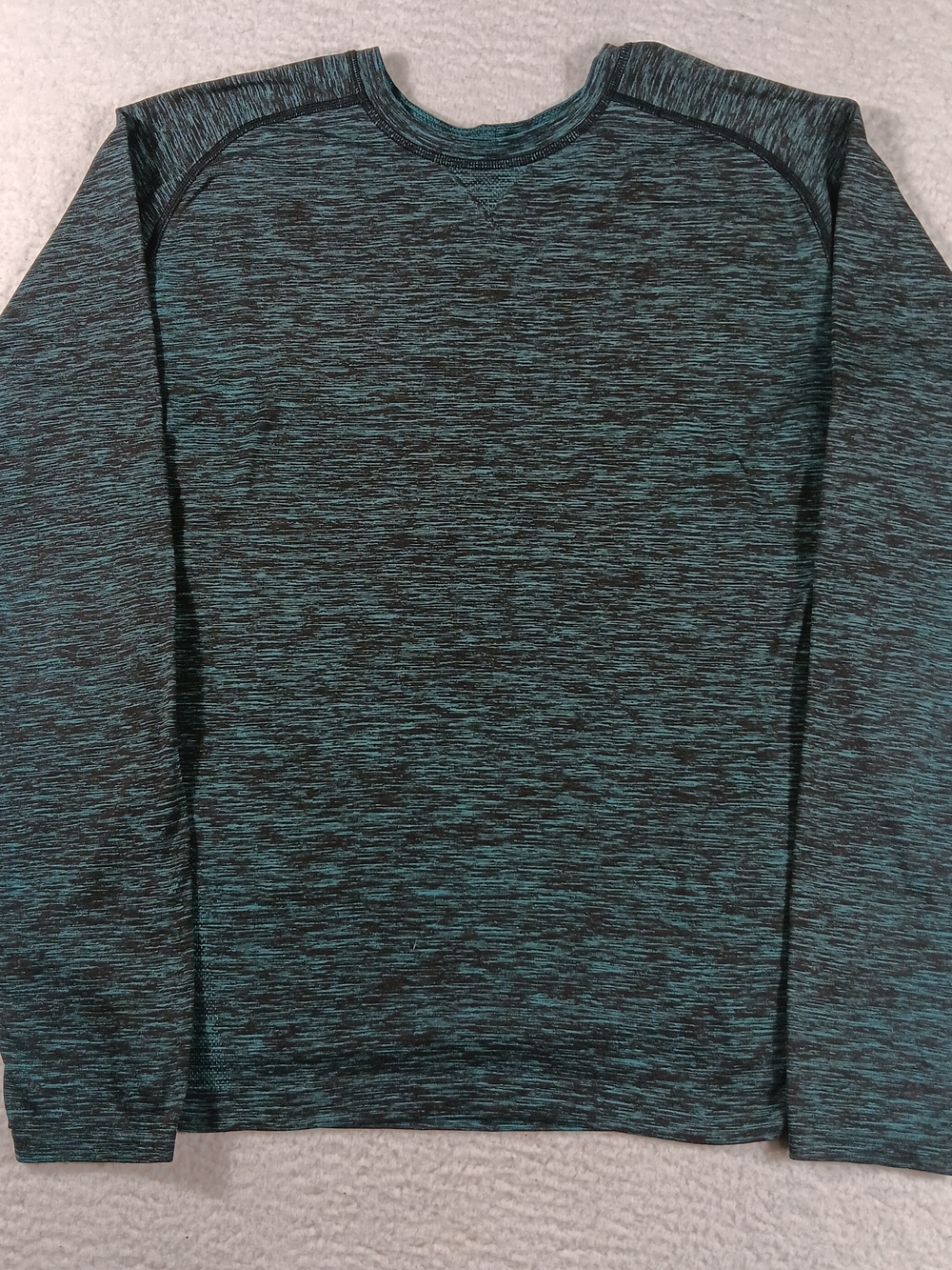 Lululemon Shirt Mens XL Heathered Green Metal Vent Tech Long Sleeve Performance